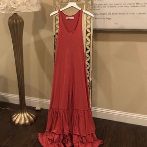 Free People Ruffle-Hem Maxi Dress!